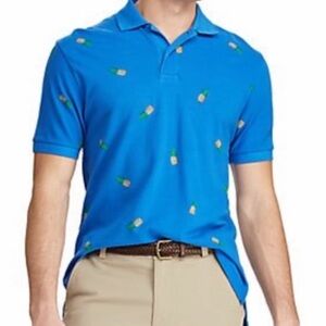 NWT! Chaps pineapple tropical print polo golf shirt 🍍